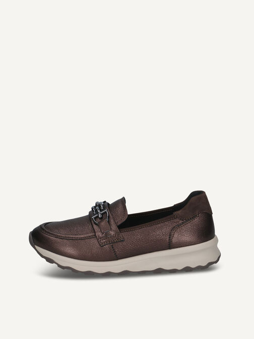 Slipper, DK BROWN MET, hi-res