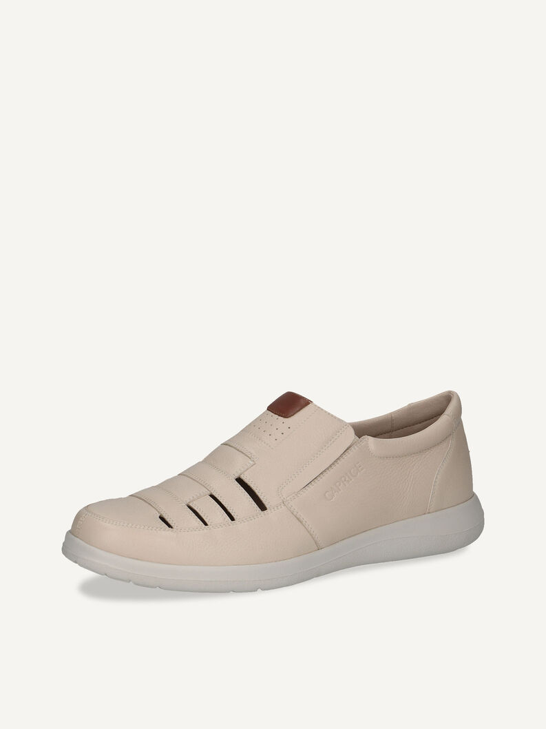 Lederslipper - beige, BEIGE COMB, hi-res