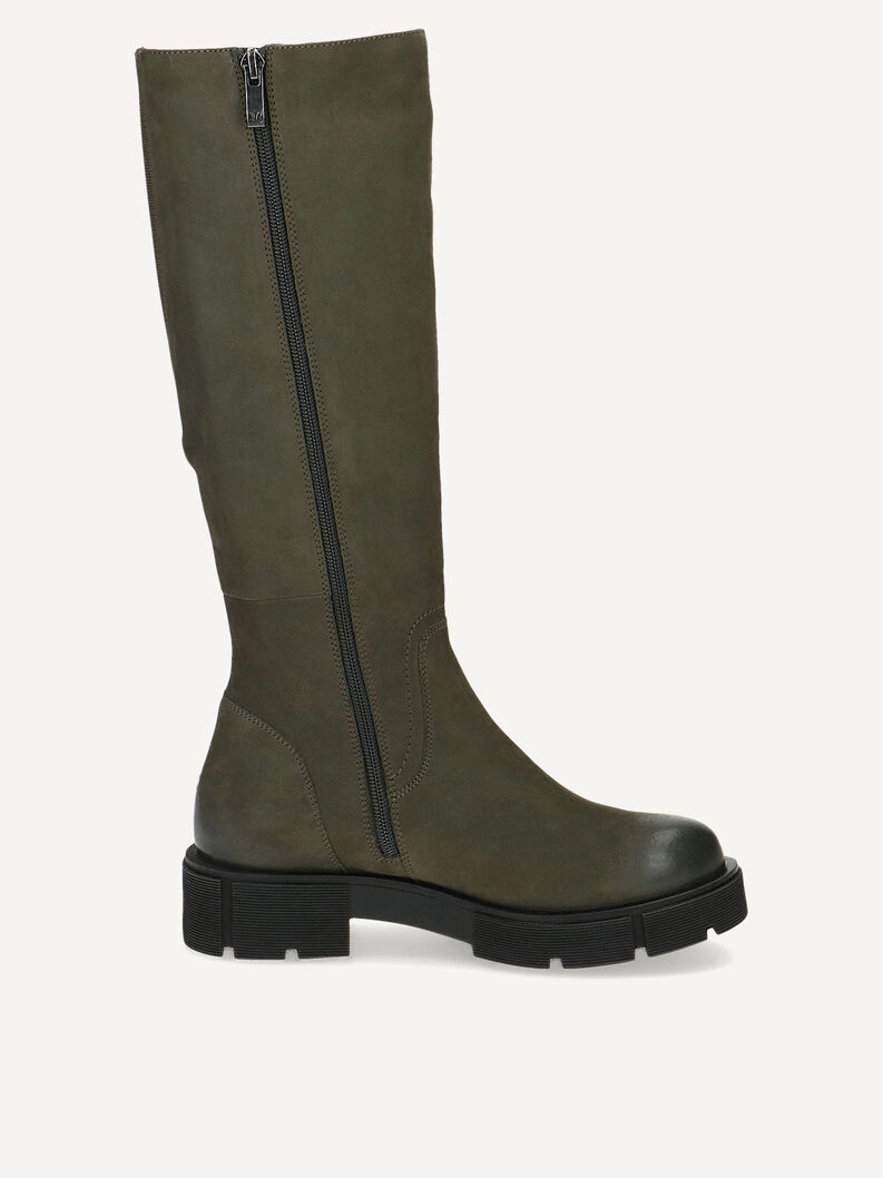 Lederstiefel - grün, CACTUS NUBUC, hi-res