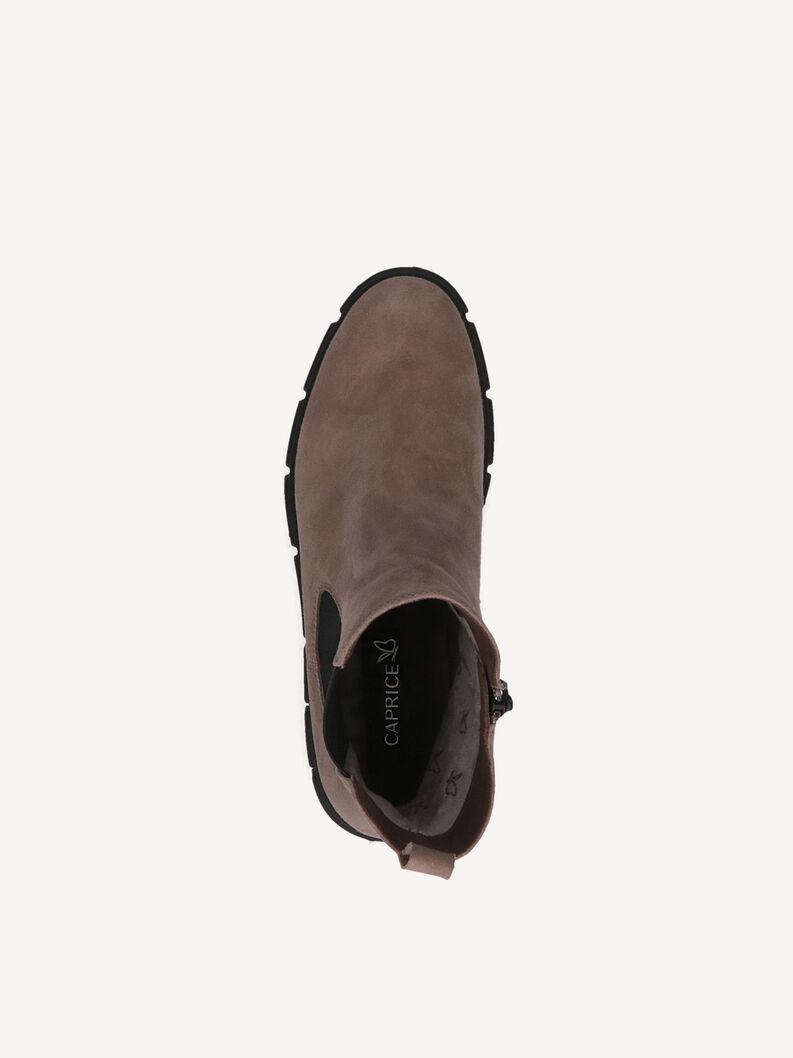 Lederstiefelette - braun, MUD SUEDE, hi-res