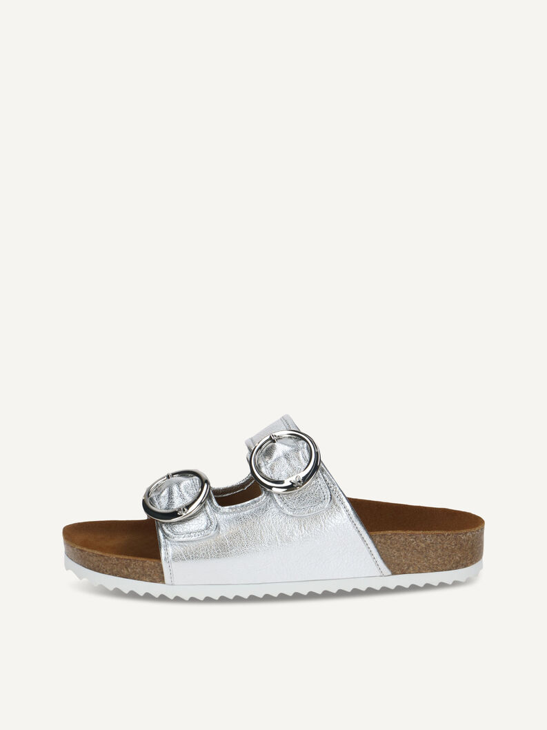 Pantolette, SILVER METAL., hi-res