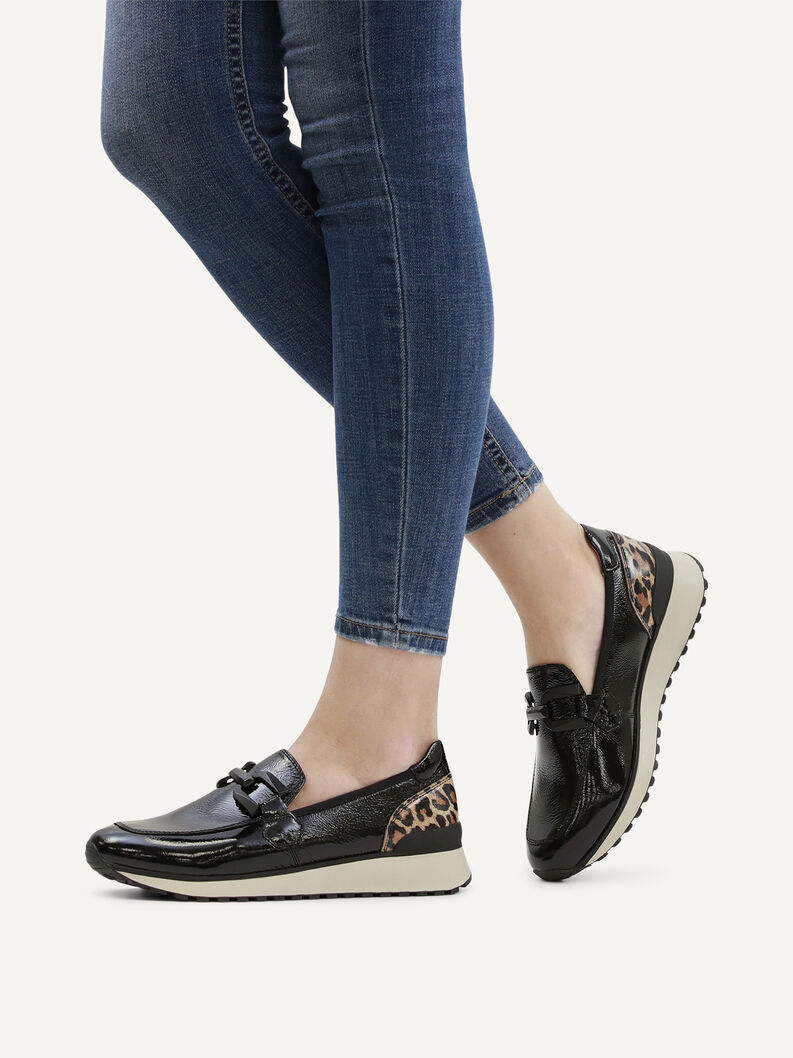 Slipper, BLACK NAPLAK, hi-res