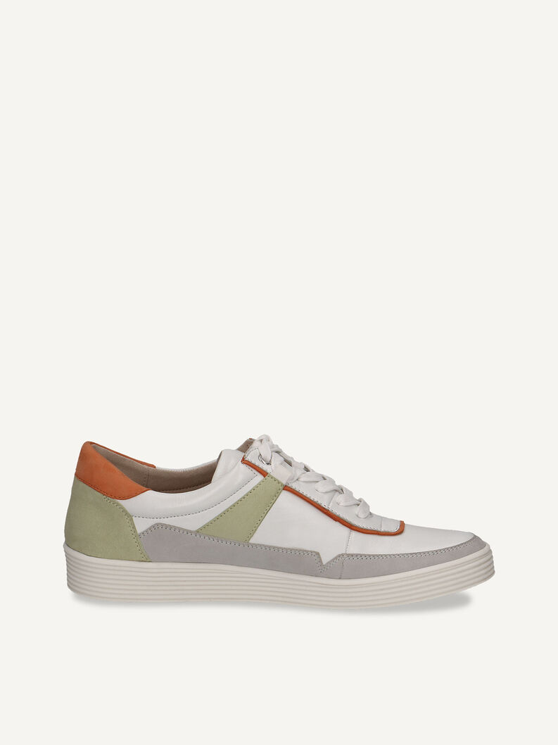 Ledersneaker - grau, LT.GREY COMB, hi-res