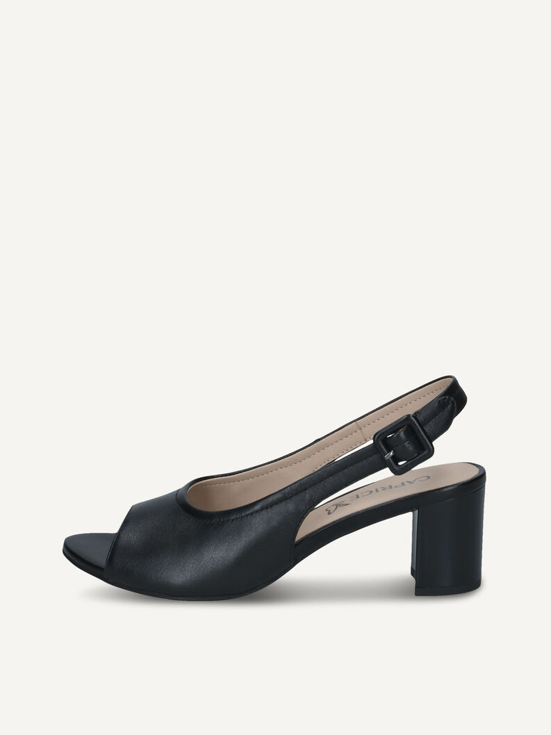 Sandalette, BLACK NAPPA, hi-res