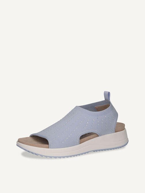 Sandale - bleu, LT.BLUE KNIT, hi-res