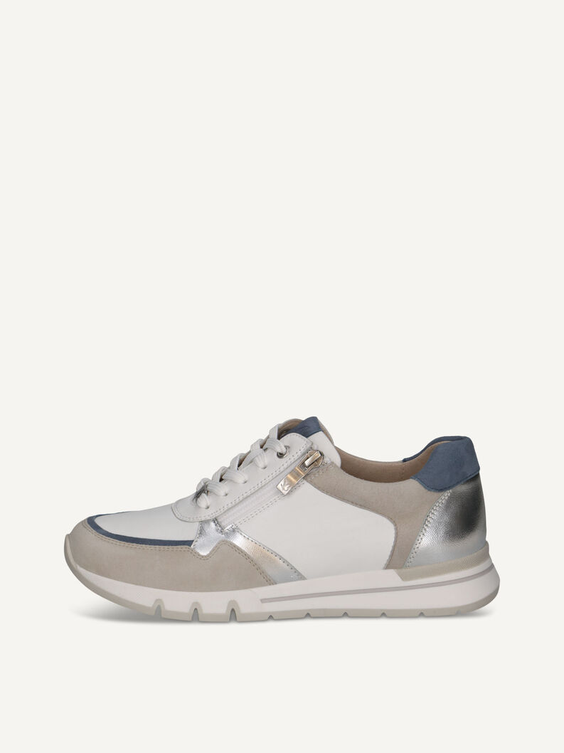Sneaker, WHITE/SILVER, hi-res