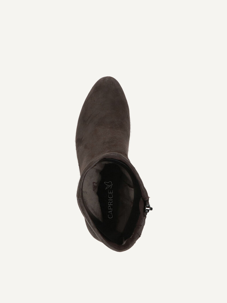 Lederstiefelette - grau, STONE SUEDE, hi-res