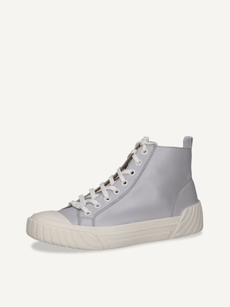 Ledersneaker - blau, LT.BLUE PERL, hi-res