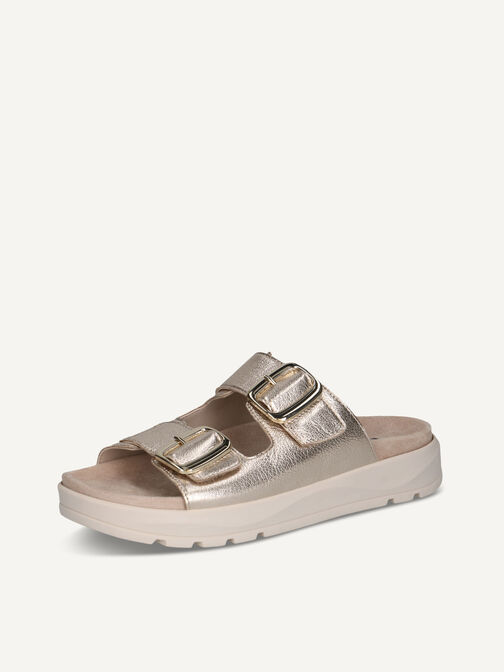 Pantolette, PLATIN METAL., hi-res