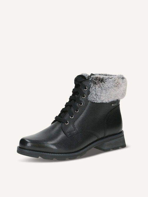 Lederstiefelette - schwarz Warmfutter, BLACK COMB, hi-res