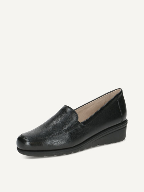 Slipper en cuir - noir, BLACK NAPPA, hi-res