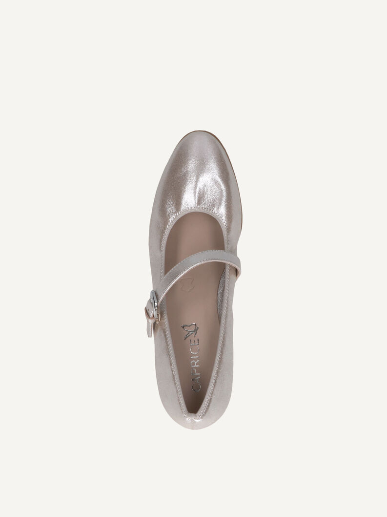 Pumps, TAUPE METALLIC, hi-res