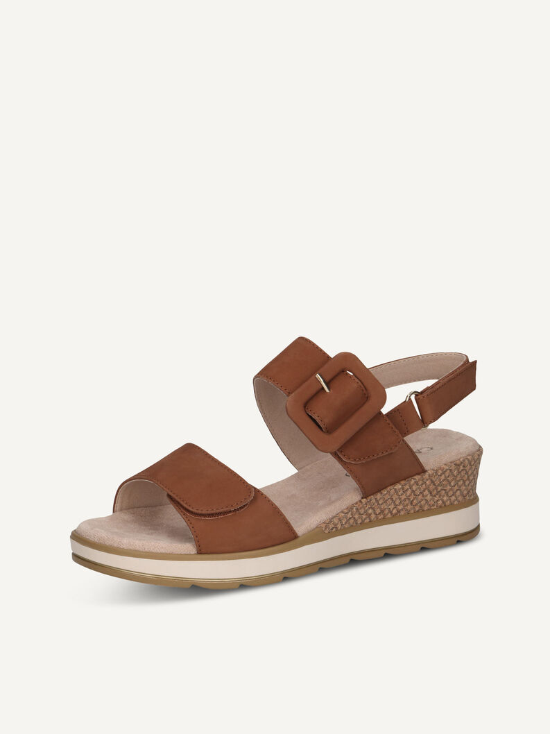 Sandalette, COGNAC NUBUC, hi-res