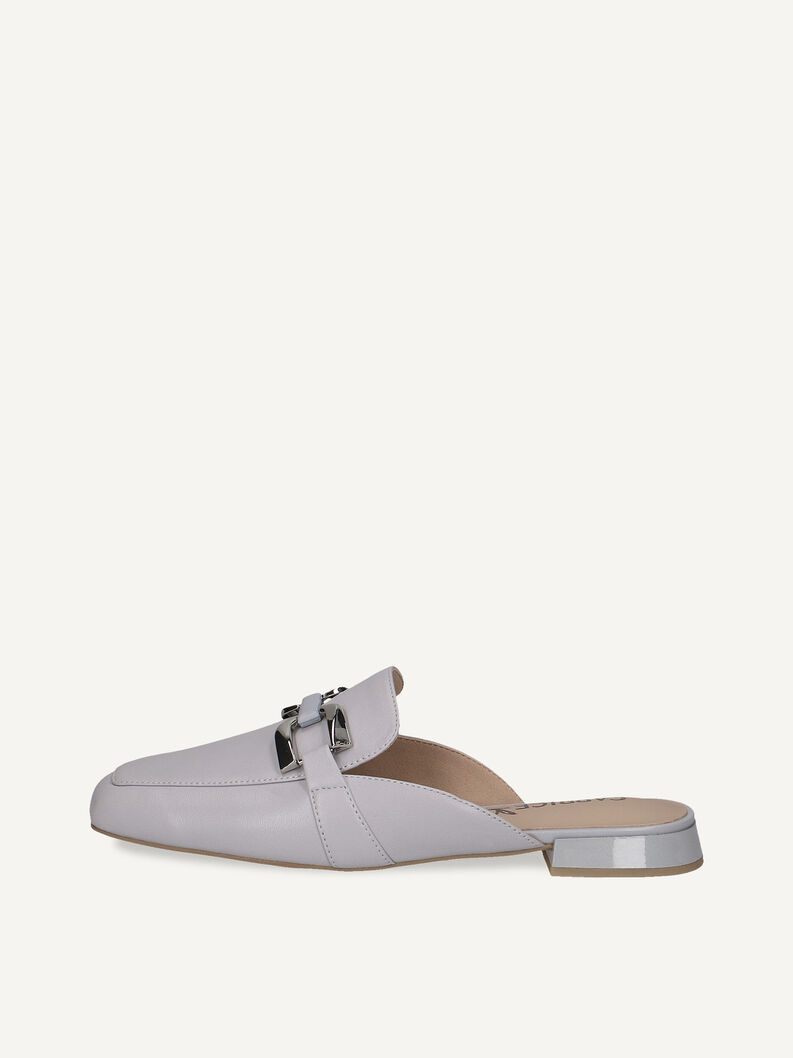 Ledersandalette - blau, LT.BLUE PERL, hi-res