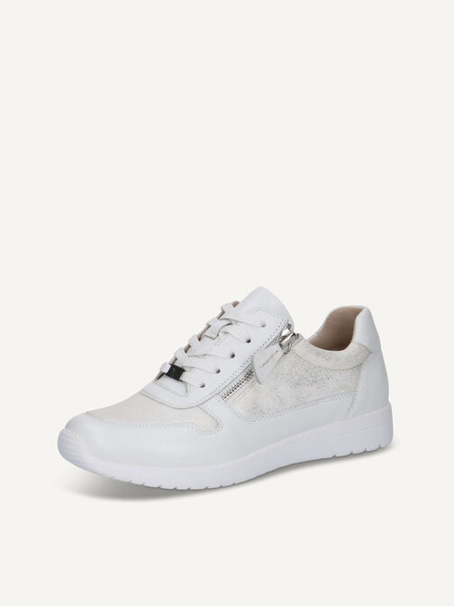 Sneaker, WHITE/SILVER, hi-res