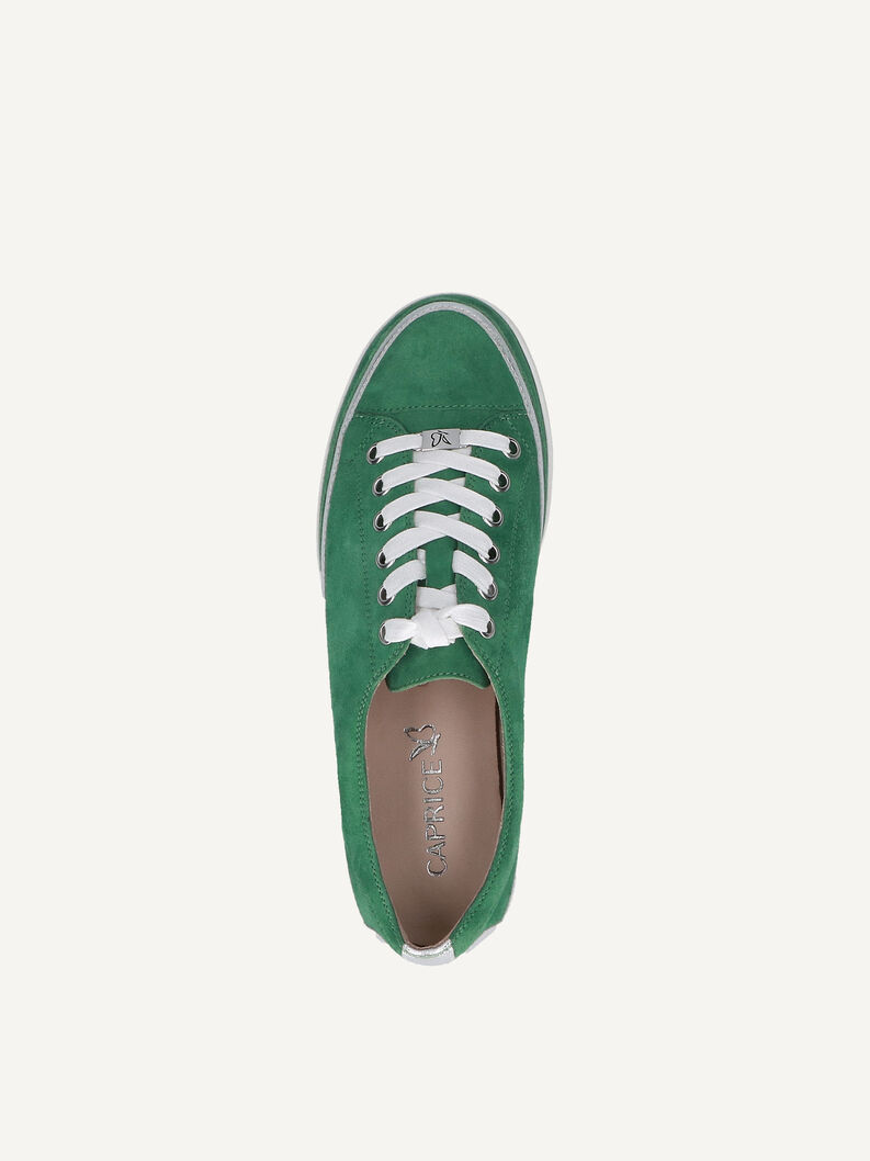 Ledersneaker - grün, GREEN SUEDE, hi-res