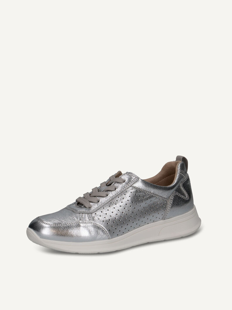 Sneaker, SILVER METAL., hi-res