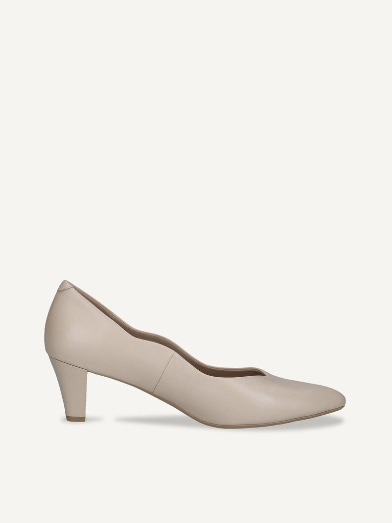 Lederpumps - beige, CREAM PERLATO, hi-res
