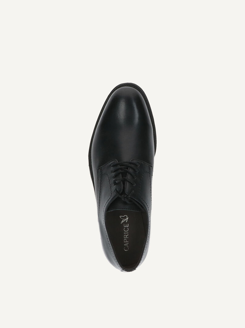 Lederhalbschuh - schwarz, BLACK NAPPA, hi-res