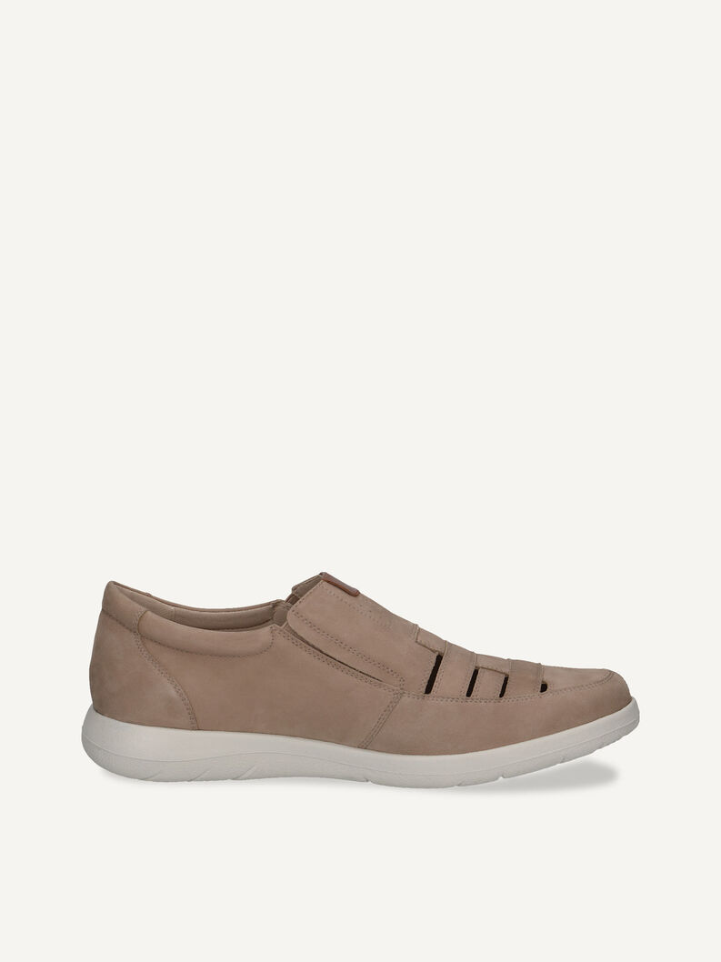 Lederslipper - beige, TAUPE COMB, hi-res