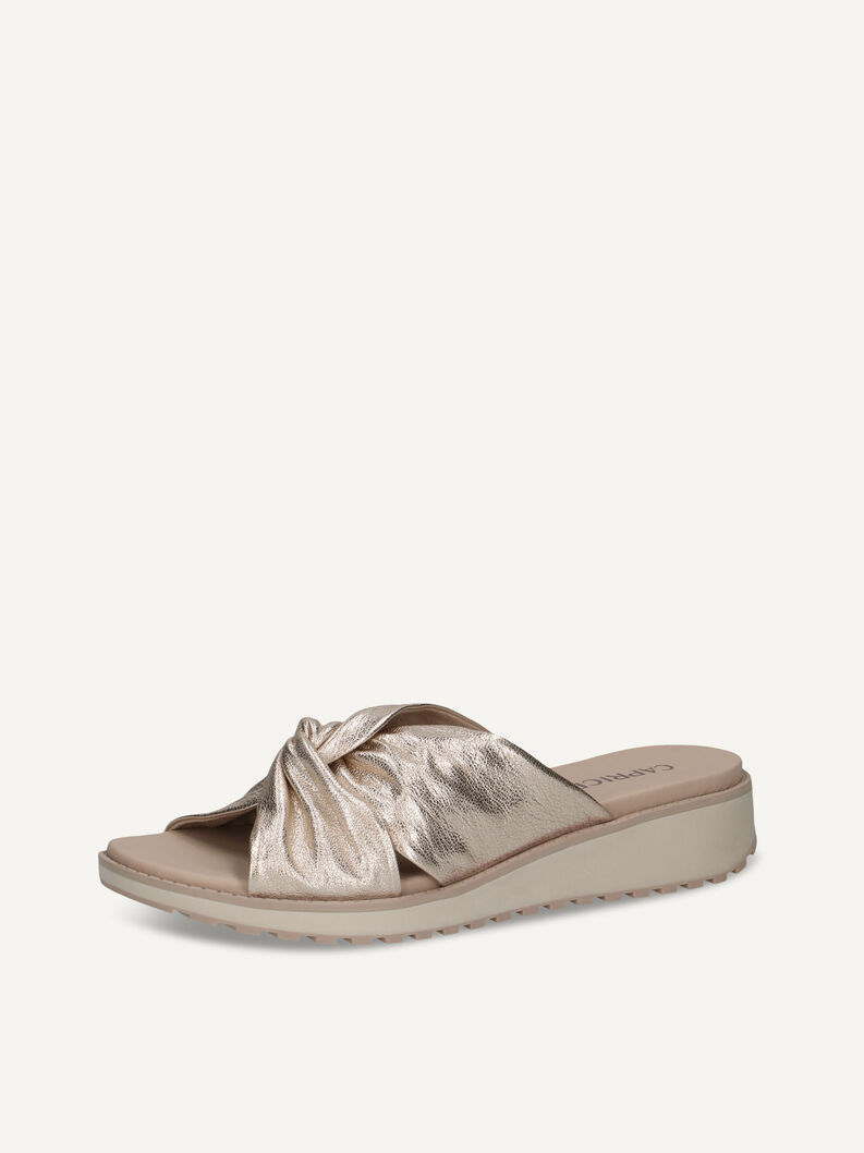Pantolette, PLATIN METAL., hi-res