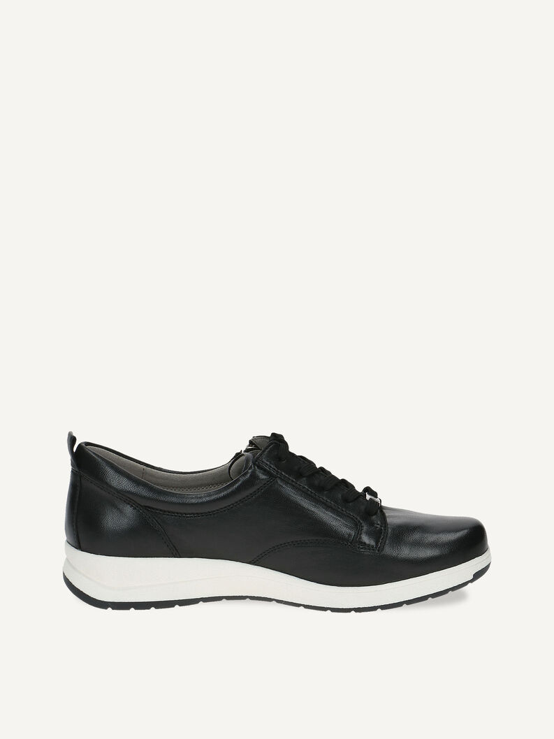 Ledersneaker - schwarz, BLACK SOFTNAP., hi-res