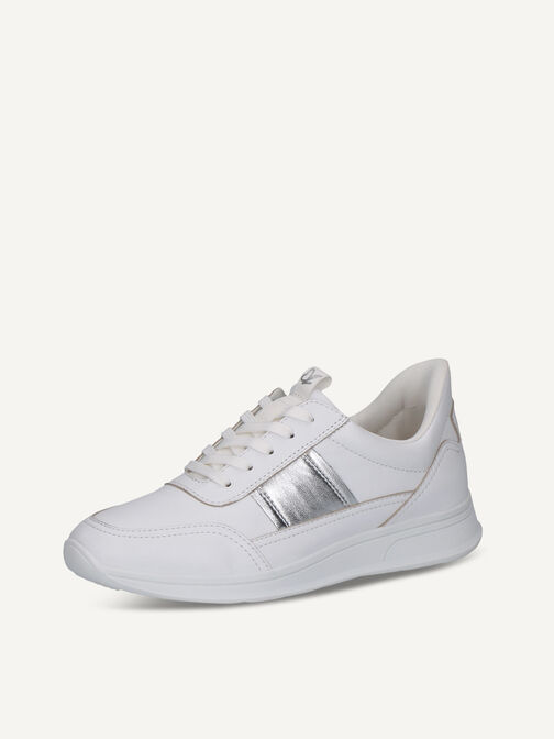 Sneaker, WHITE/SILVER, hi-res