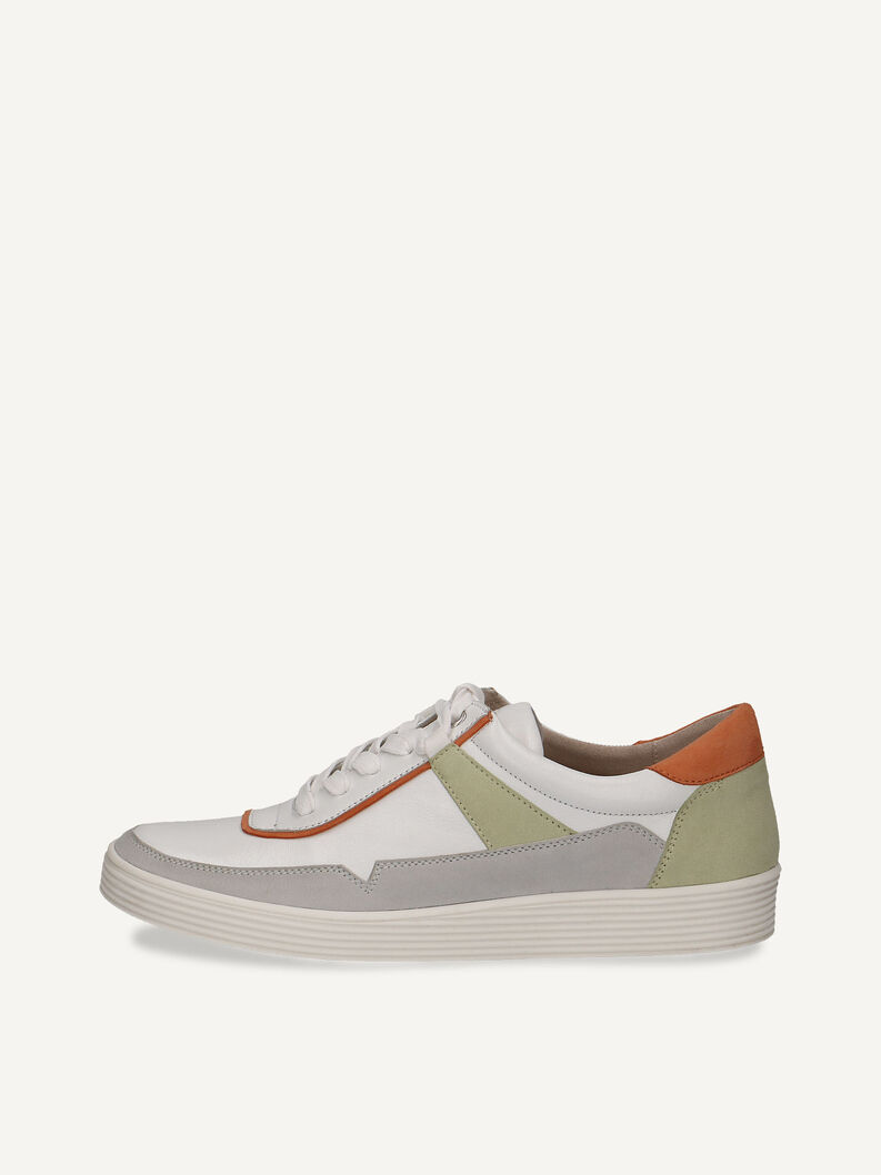 Ledersneaker - grau, LT.GREY COMB, hi-res