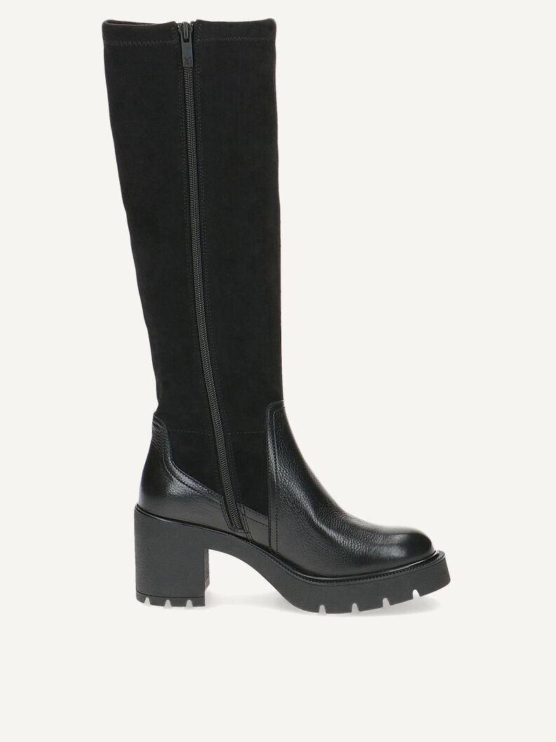 Lederstiefel - schwarz, BLACK COMB, hi-res