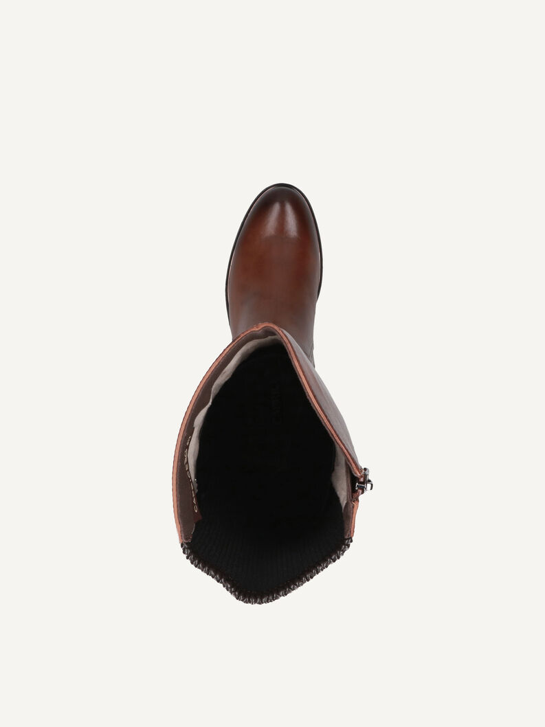 Lederstiefel - braun, COGNAC COMB, hi-res