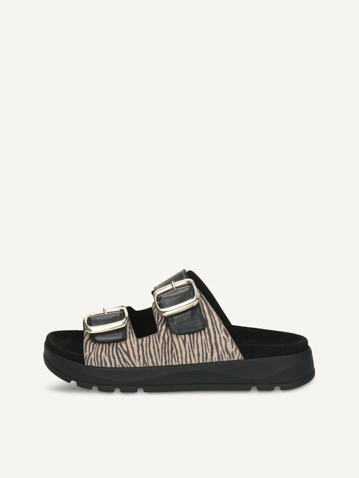 Pantolette, BEIGE ZEBRA, hi-res