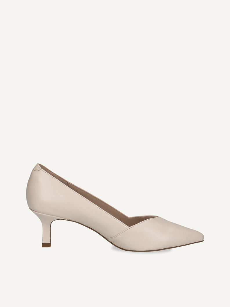 Lederpumps - beige, CREAM PERLATO, hi-res