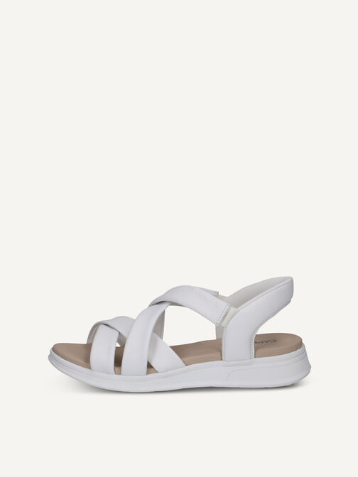Sandal, WHITE SOFTNAP., hi-res