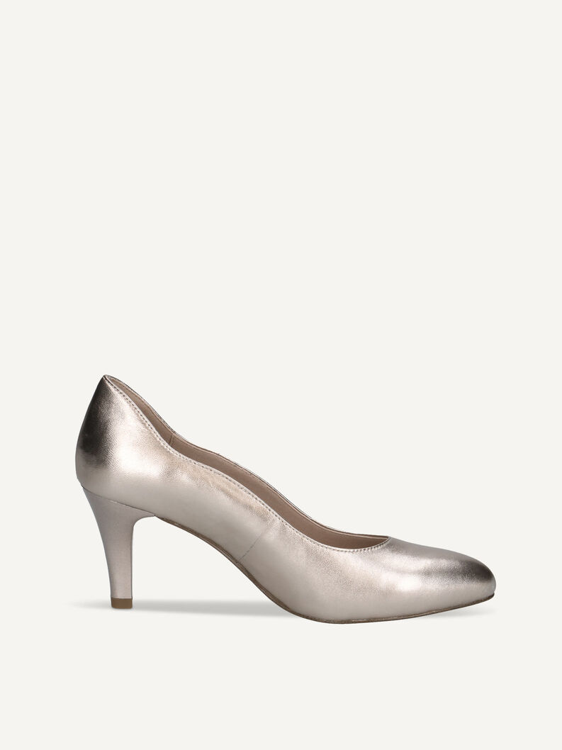 Pumps, TAUPE METALLIC, hi-res