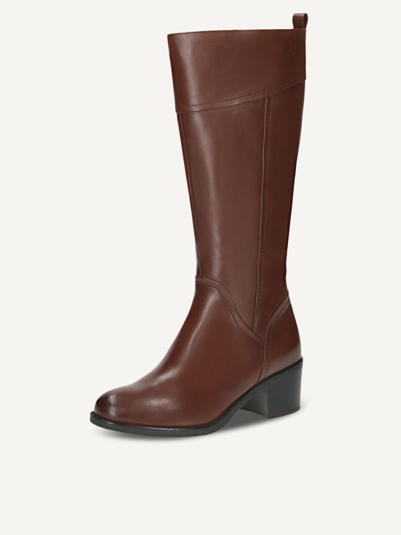 Lederstiefel - braun, COGNAC NAPPA, hi-res
