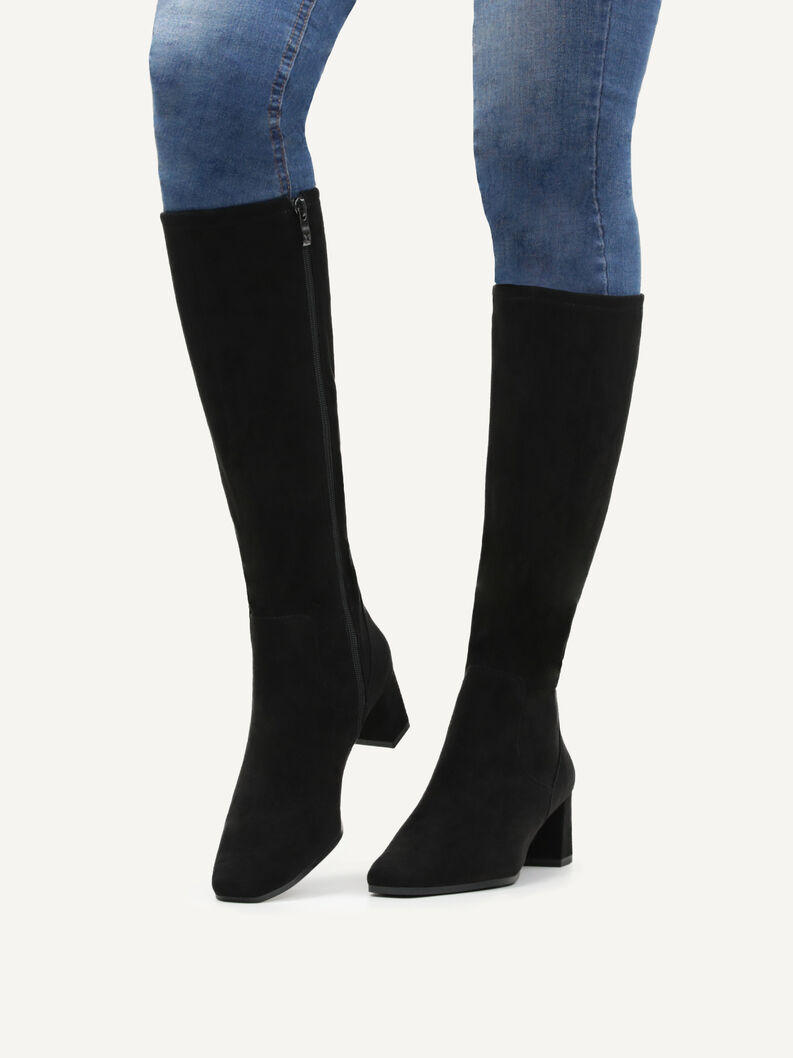 Stiefel - schwarz, BLACK STRETCH, hi-res