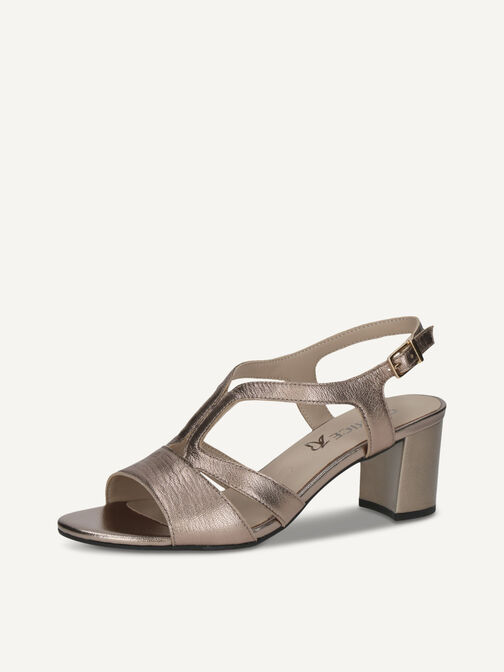 Sandalette, BROWN METALLIC, hi-res