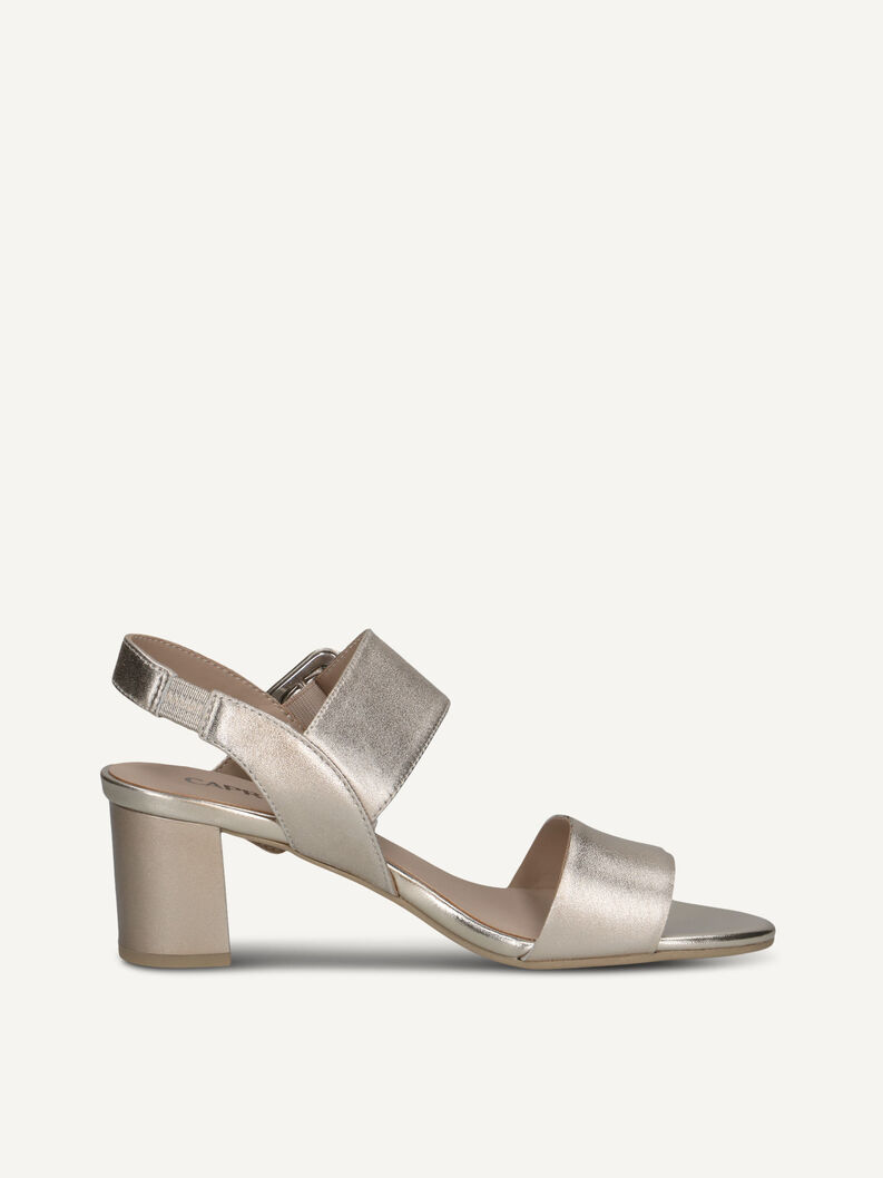 Sandalette, LT.GOLD METAL., hi-res