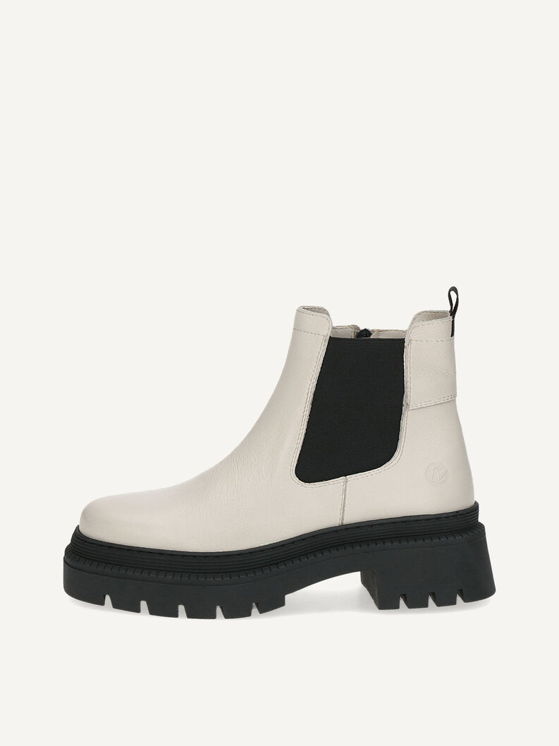 Lederstiefelette - beige, BEIGE NAPPA, hi-res