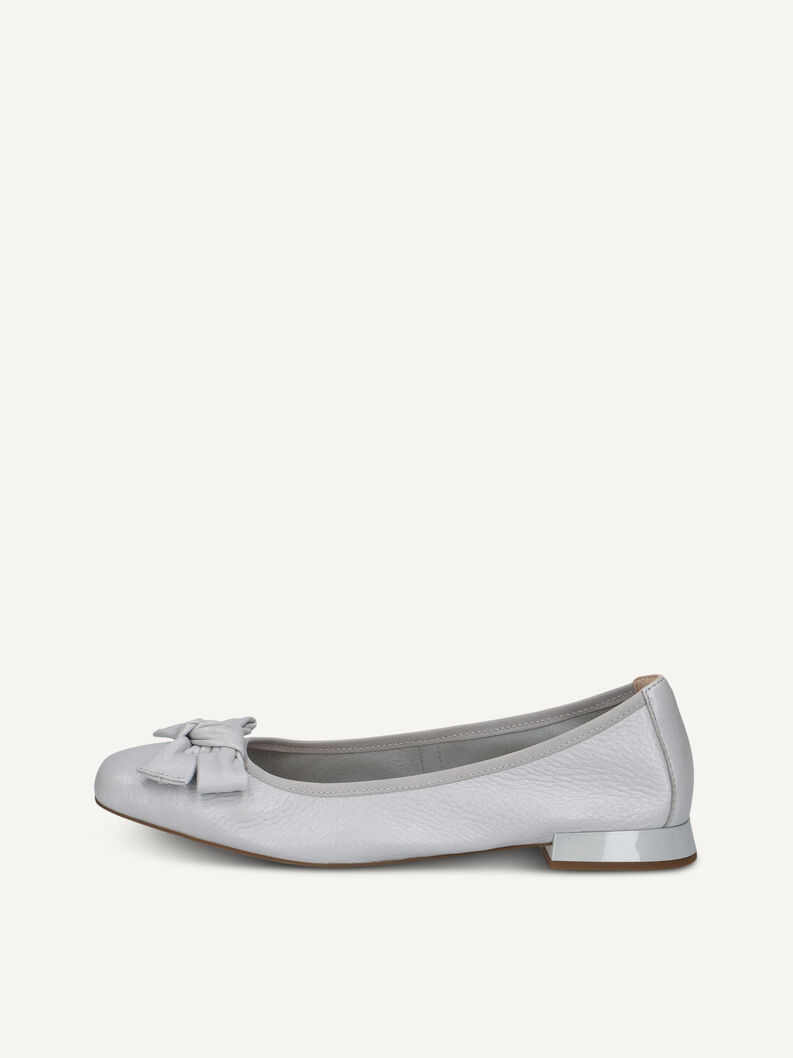 Lederballerina - blau, LT.BLUE PE.DEE, hi-res