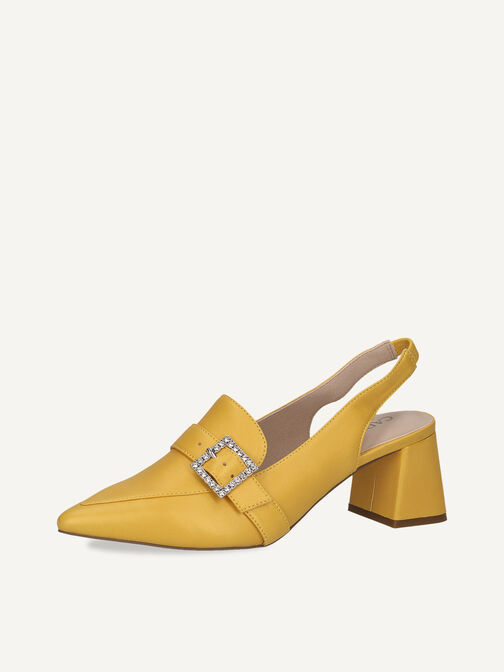 Slingpumps, YELLOW PERLATO, hi-res