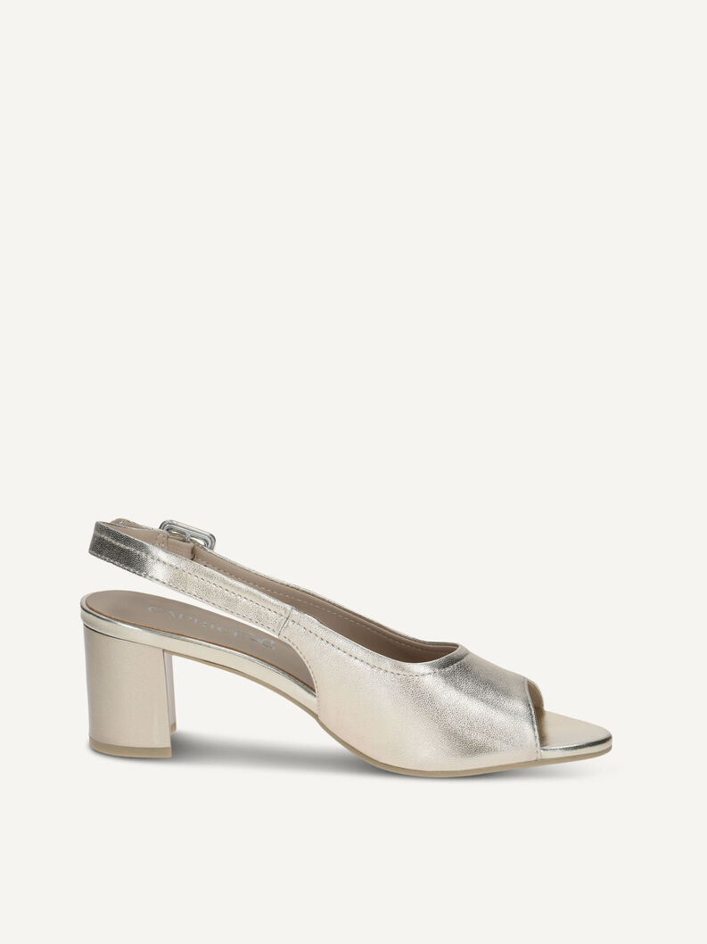 Sandalette, LT.GOLD METAL., hi-res