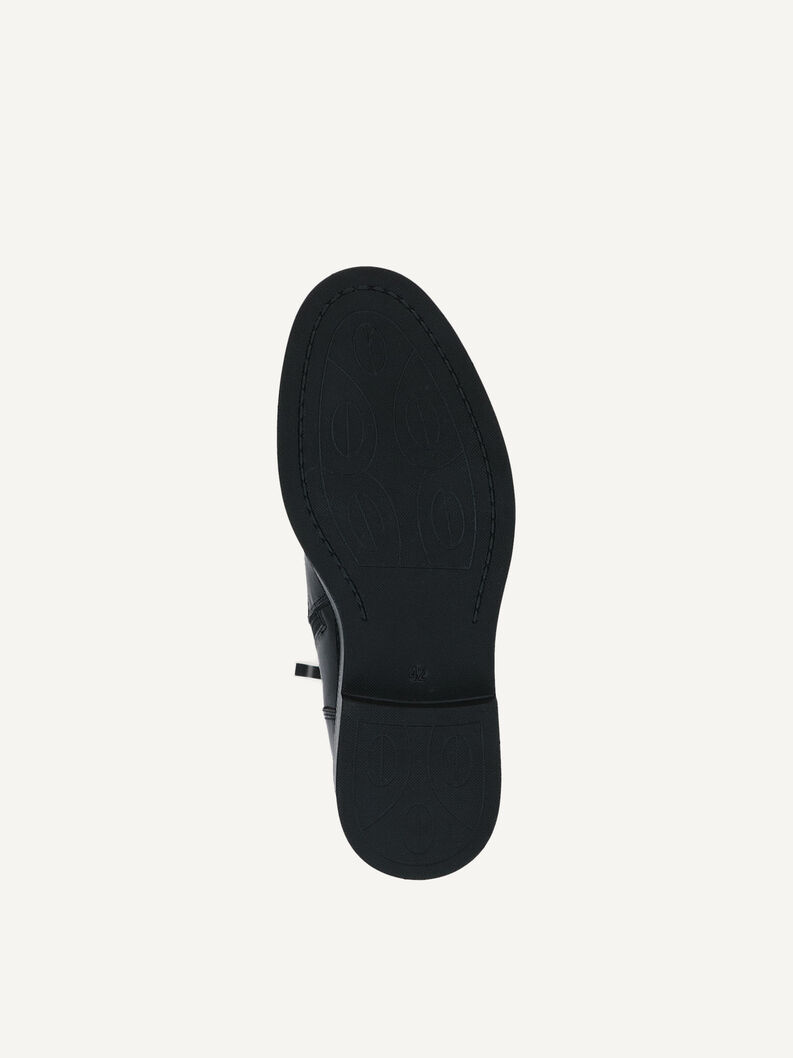 Lederstiefelette - schwarz, BLACK NAPPA, hi-res