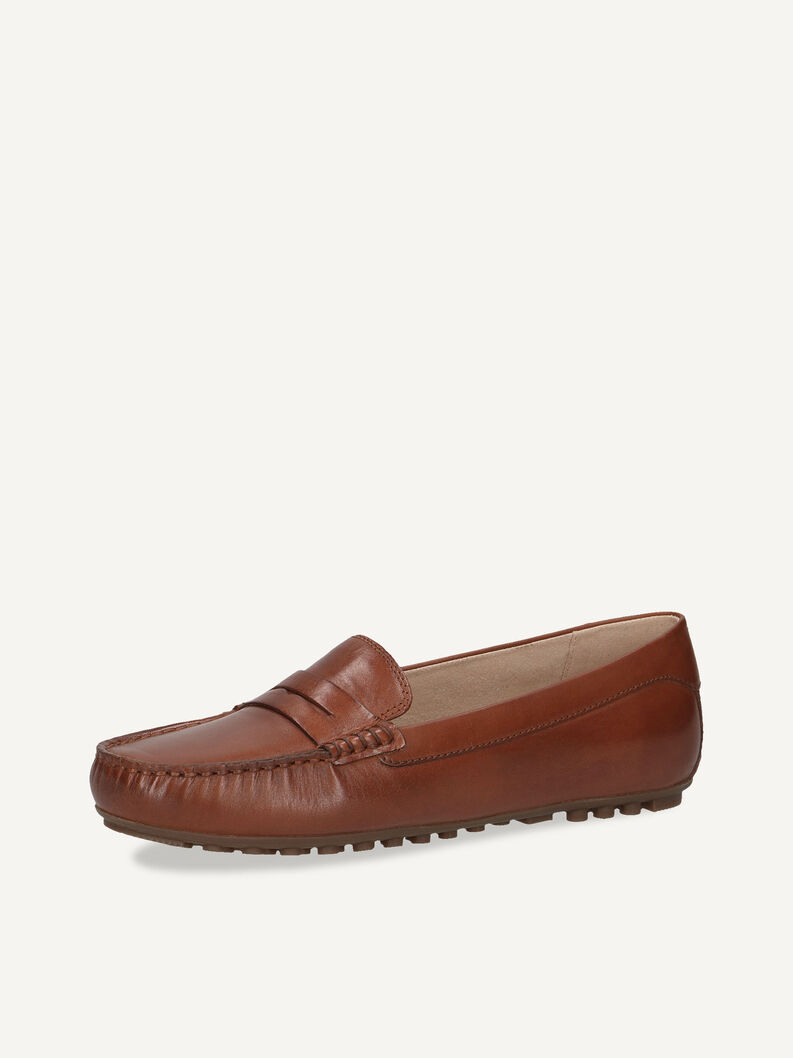 Ledermoccassin - braun, COGNAC NAPPA, hi-res