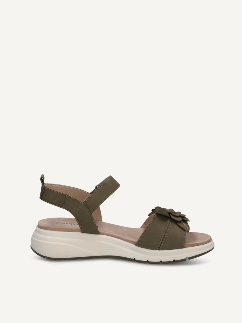 Sandale, OLIVE NUBUC, hi-res