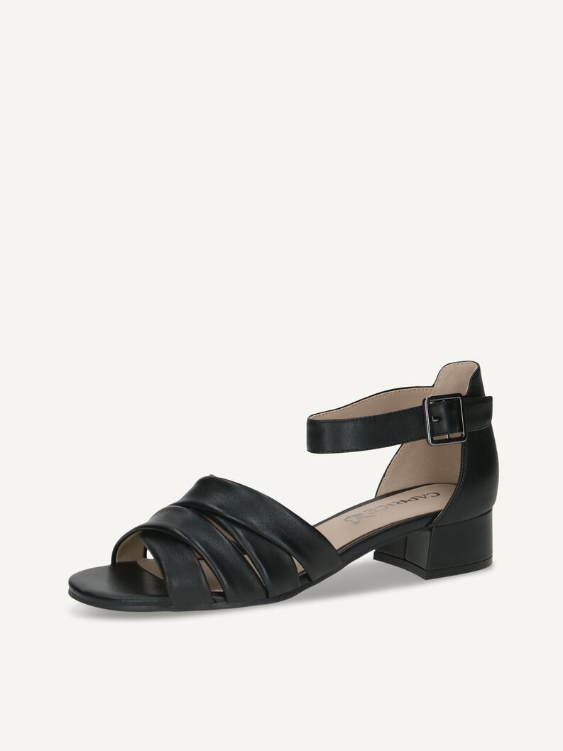 Sandalette, BLACK NAPPA, hi-res