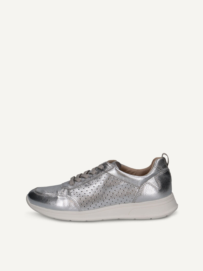Sneaker, SILVER METAL., hi-res