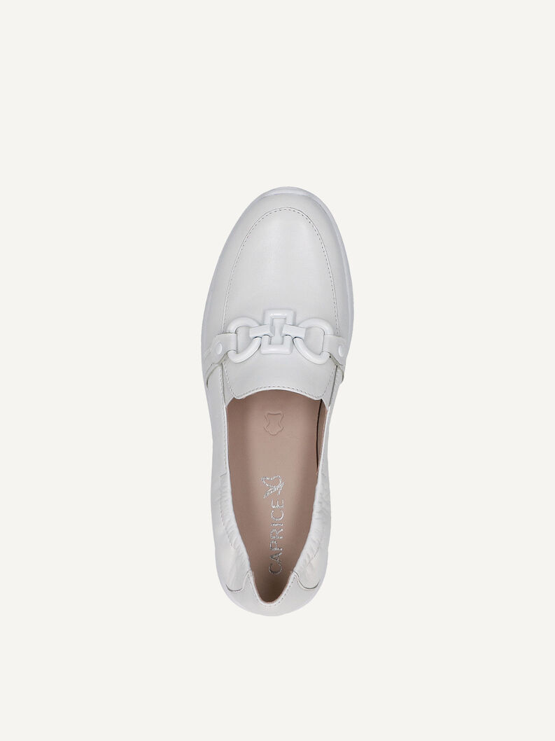 Lederslipper - beige, WHITE SOFTNAP., hi-res