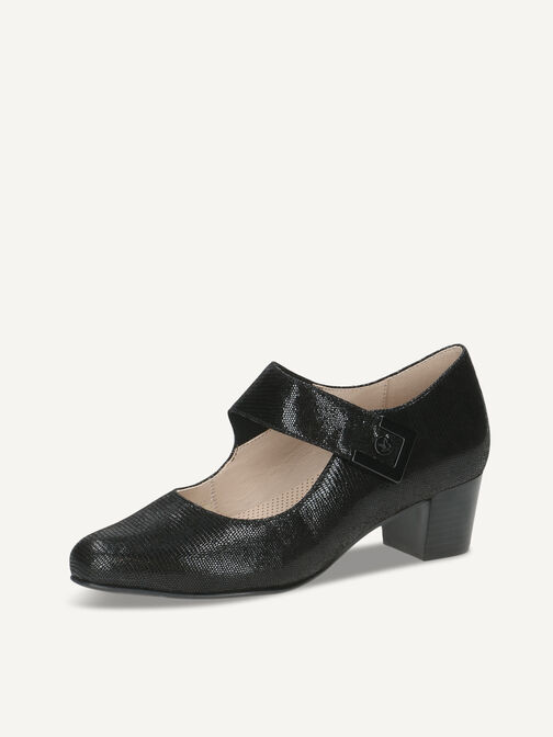 Pumps, BLACK REPTILE, hi-res