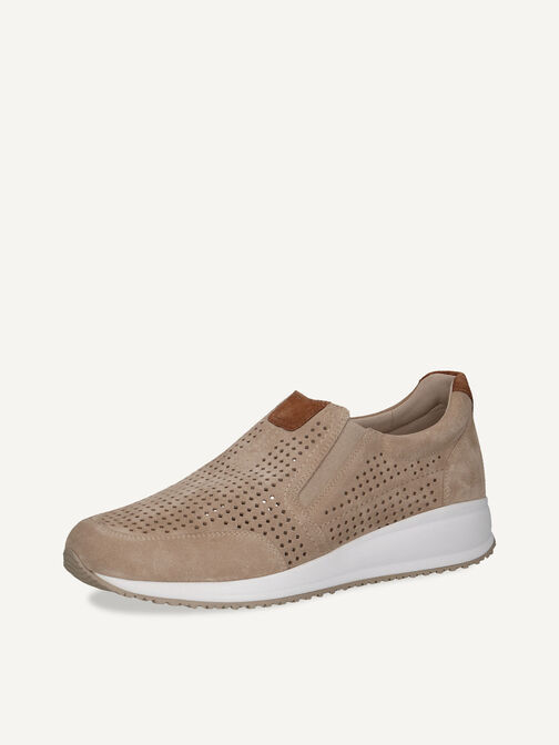 Lederslipper - beige, SAND COMB, hi-res